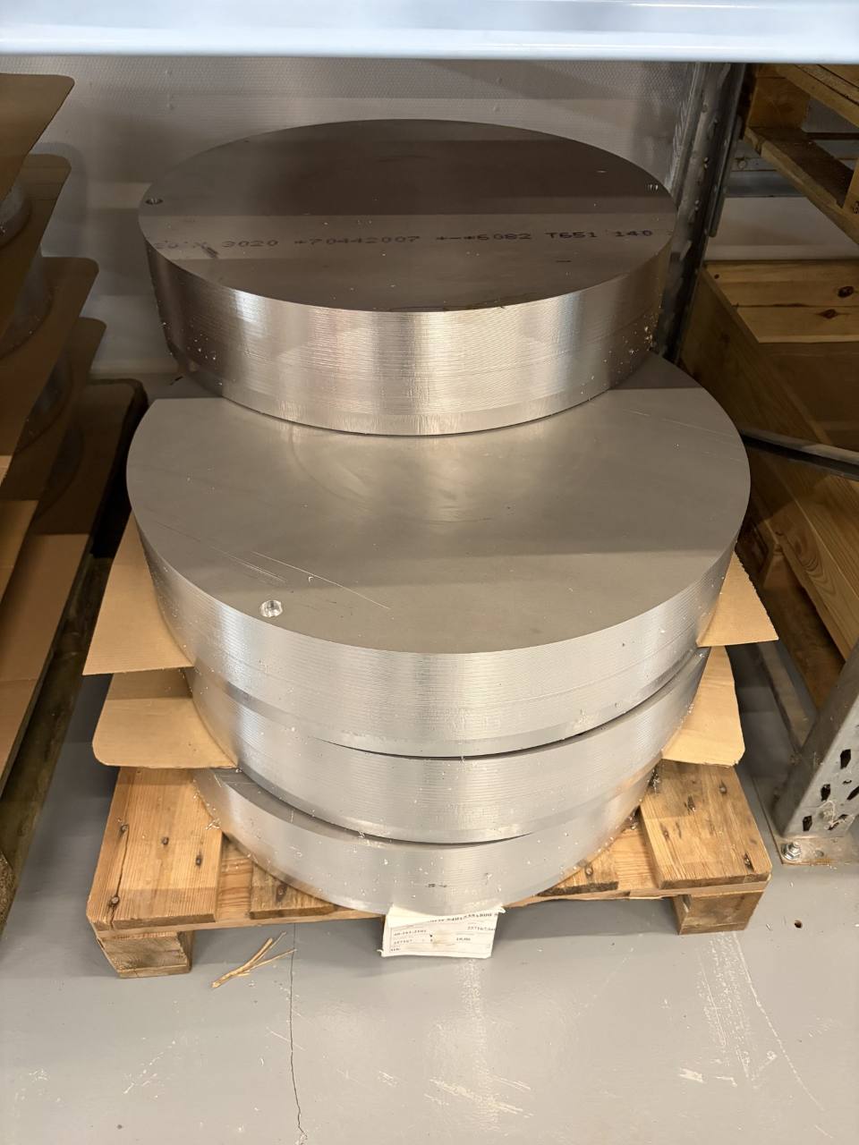 6082 3.2315 AlSi1MgMn rundstål Ø595 × 140 mm